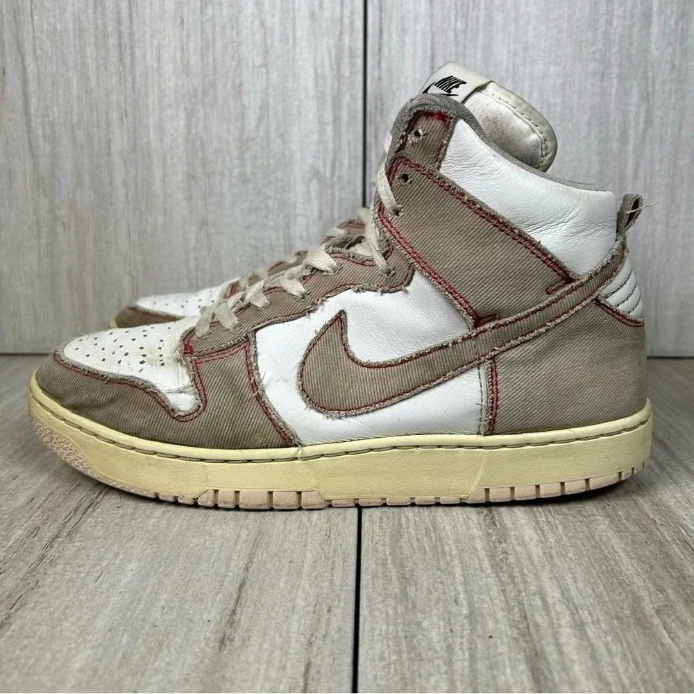 Nike Dunk High 1985 Barely Rose Denim Casual Shoe Sneaker Mens Size 8 Womens 9.5 - Picture 3 of 11